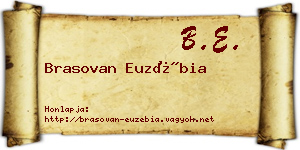 Brasovan Euzébia névjegykártya